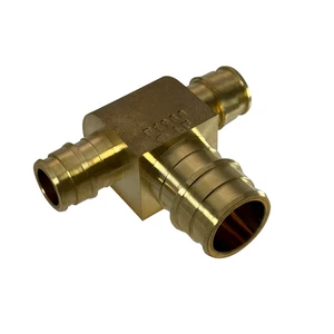 10 Stück passend 1/2" x 1/2" x 3/4" PEX-A T-Stück, Expansions-T-Stück, bleifreies Messing - Bild 1 von 6