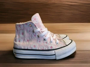 Converse Chuck Taylor All Star Floral Lift Platform Sneakers Youth Size 13 - Picture 1 of 12