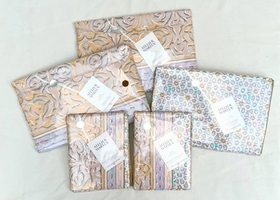 Atelier Martex 1982 Aman Middle East Mosaic Percale No-Iron Twin Sheets NEW - Image 1 of 4