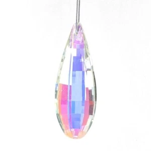 Kaemingk Kristalltropfen Transparent irisierend Höhe 7,5 cm Breite 3 cm - Glas - Bild 1 von 2