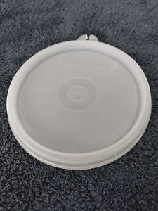 Tupperware Round Replacement Lid #733-34 Condiment Parfait Pudding Cup 3 3/4" - Picture 1 of 12