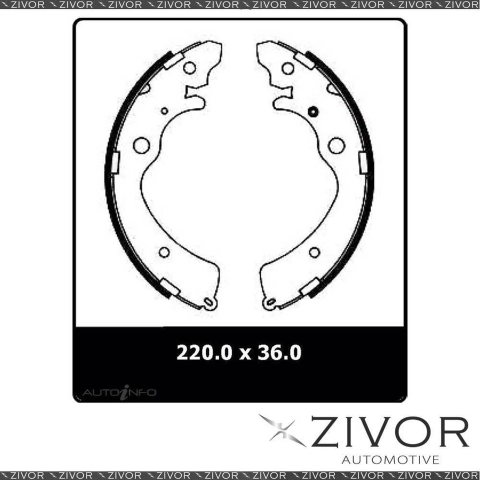 4x *PROTEX* Brake Shoe - Rear For SUZUKI CARRY,JIMNY GA413,SN413 - image 1 of 1