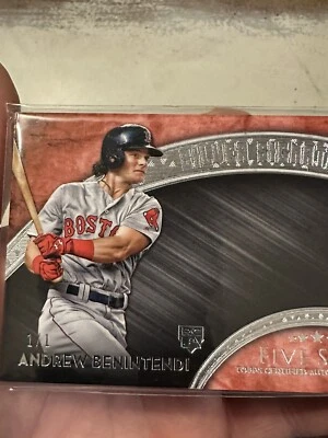 2017 Topps Silver Signature Five Star Benintendi 1/1 UNSIGNED PROOF RARE - Image 1 of 3
