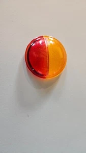 Cristal de luz trasera IKA luces traseras BMW Mercedes entre otros 39.122 amarillo/rojo estriado - Imagen 1 de 2