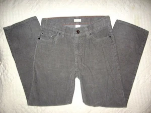 CREWCUTS CORDUROY JEANS SZ 10 X 25" GRAY ADJUSTABLE WAIST STRETCH COTTON - Picture 1 of 7