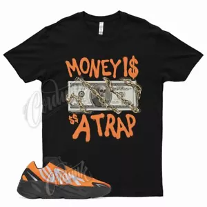 Black TRAP Shirt for YZ 700 MNVN Orange Enflame Blue Tint Bright Cyan 350 - Picture 1 of 3