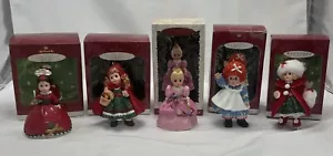 Hallmark Keepsake Madame Alexander Raggedy Ann Cinderella Christmas Ornaments 5 - Picture 1 of 9