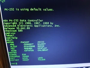 AEA PK-232 PAKRATT ham TNC Packet Controller TESTED rig cable+USB. Broken knob! - Picture 1 of 15