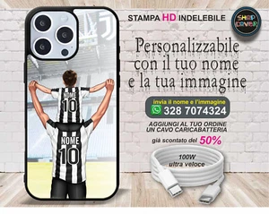 COVER CELLULARE personalizzata SQUADRA DEL CUORE juventus Iphone Samsung Oppo - Foto 1 di 10