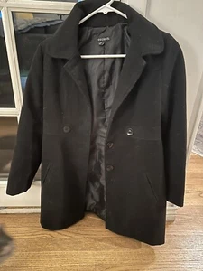Just Kids Girls Black Peacoat, Size 14 - Picture 1 of 1