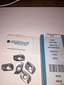 INGERSOLL CARBIDE INSERTS QUANTITY 5 AOMT 180564R IN1030 - Imagen 1 de 1
