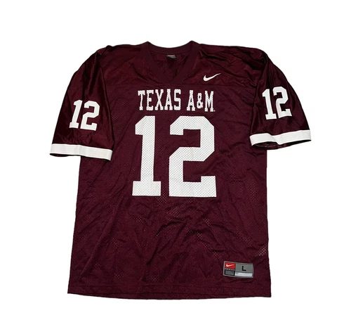 VINTAGE Nike Texas A&M Aggies Jersey Mens NCAA Football 90s Large Cover
