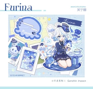 Genshin Impact Furina Rainbow Laser Acrylic Stand Standee Desk Display - Picture 1 of 7