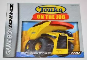 SOLO MANUALE libretto istruzioni avanzato Tonka On the Job Nintendo Gameboy - Foto 1 di 2