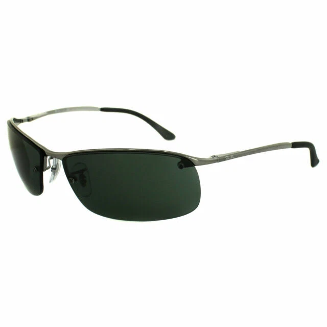Ray-Ban RB3183 Gunmetal Sunglasses with Green Gradient Lens