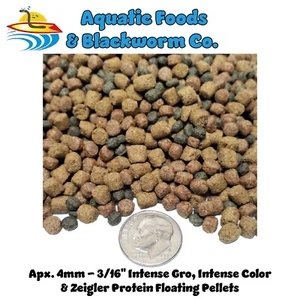 20-lbs 4mm 3-Type Intense Gro, Intense Color & Zeigler Protein Pellets. KGM-300 - Picture 1 of 5
