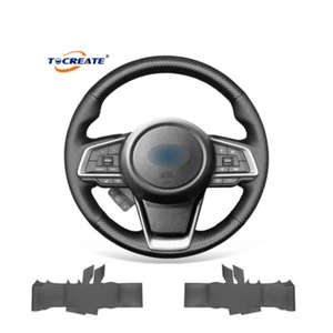 Carbon Fiber PU Leather Steering Wheel Cover for Subaru Forester Ascent #Q043 - Bild 1 von 11