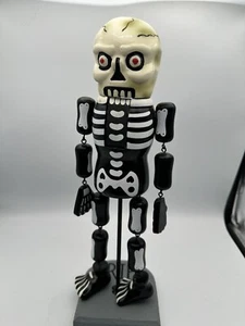Target 2009 14” Halloween RIP Skeleton Nutcracker Dangling Arms Legs Scary Decor - Picture 1 of 5