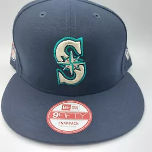 MLB Seattle Mariners 9FIFTY Adjustable New Era Snapback Hat Cap Blue M/L - Picture 1 of 7