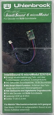 Uhlenbrock  32610/4 IntelliSound 6 microModul  NEU & OVP - Bild 1 von 2