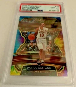 Darius Garland 2019 Panini Select Tie-Dye Prizm Parallel RC 8/25 PSA Gem Mint 10 - Picture 1 of 8