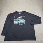 Fanatics 4Xl Mens Philadelphia Eagles Super Bowl Nfl T Shirt Long Sleeve Black