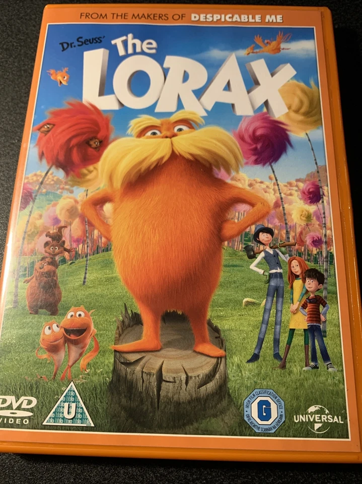 The Lorax DVD (2012) Animated Dr Seuss Zac Efron Taylor Swift - Image 1 of 1