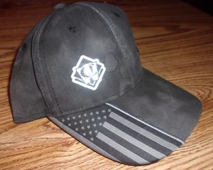 KRYPTEK DARK GREY / BLACK HUNTING / SHOOTING HAT / CAP AMERICAN FLAG - Picture 1 of 5