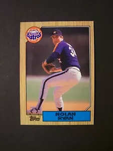1987 Topps Baseball #757 NOLAN RYAN (Houston Astros) - MT! WOW! L@@K! - Imagen 1 de 1