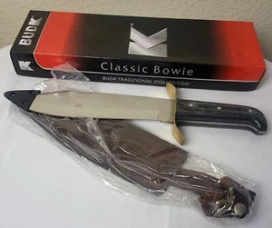 BUD K CLASSIC BOWIE KNIFE BK C1 WITH SHEATH NIB - Picture 1 of 4
