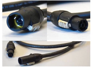 CBI 25 Fuß PowerCon True1 Stecker auf Buchse PowerCon Adapterkabel - Bild 1 von 1