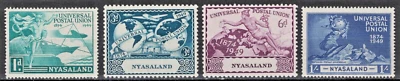 NYASALAND PROTECTORATE:1949 SC#87-90 MNH UPU Issue AP1327 - Image 1 of 2