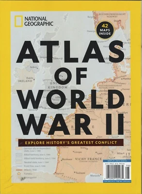 National Geographic Magazine Special Issue Atlas Of World War II - image 1 of 3