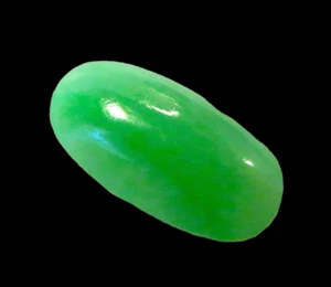 NATURAL Color APPLE Green JADEITE OVAL Cabochon Old STOCK - Picture 1 of 6