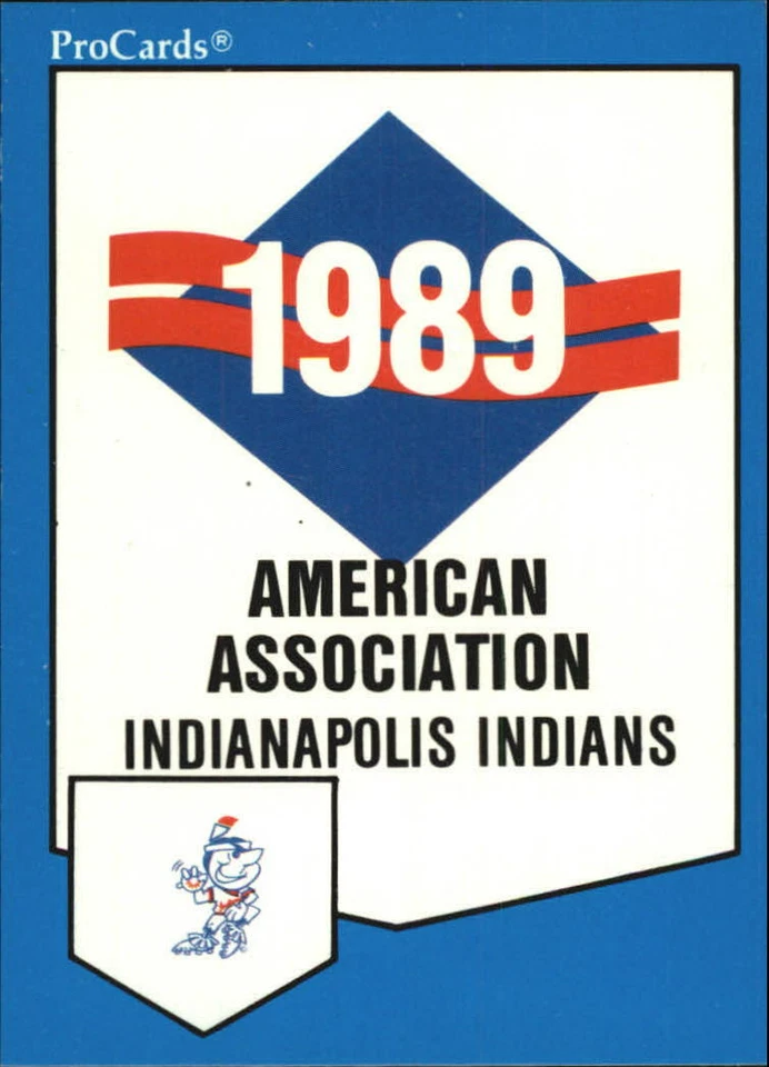 1989 Indianapolis Indians ProCards Baseball Card Pick - Image 1 of 1
