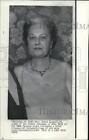 1967 Wire Photo Mrs Sarnoff Widow Of Former Chairman Of Rca Dies In New York