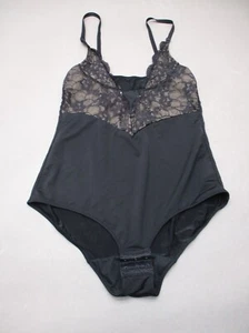 HEAVENLY SHAPEWEAR Size 1X Womens Black Wireless Unlined Shaping Suit 8L - Picture 1 of 7