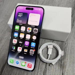 iPhone 14 Pro Max Purple 128GB (T-Mobile) Battery Health 100% #8184 - Picture 1 of 7