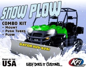 JOHN DEERE GATOR XUV 625i - ALL YEARS -  KFI UTV 72" Snow Plow Combo Kit - Picture 1 of 5