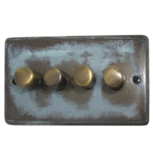 Interruptor atenuador LED G&H CV524-AB placa estándar Verdigris 4 velocidades 1 o 2 vías - Imagen 1 de 1