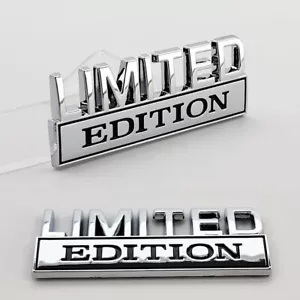 1pc LIMITED EDITION Chrome emblem Badges fits Chevy Toyota Ford Car Truck - Picture 1 of 2