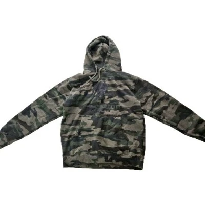 Pullover con capucha de peso medio camuflaje bosque pequeño Independent Trading Company para hombre Foto 1 de 4