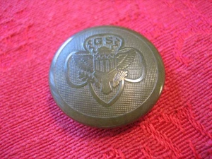 Vintage 3/4" grüner Pfadfinderknopf - E21 - Bild 1 von 4