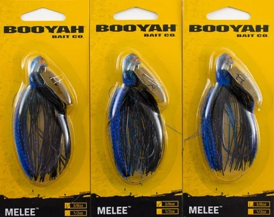 (LOTE DE 3) PLANTILLA BOOYAH MELEE BLADED 3/8OZ BYMLE3874 NEGRO AZUL CR2340 Foto 1 de 3