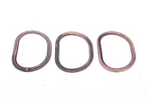 2009 09-12 TRIUMPH DAYTONA 675 OEM EXHAUST HEADER GASKETS SEALS T33 - Picture 1 of 2