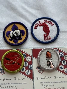 Boy Scouts -   merit badges lot (4) - Picture 1 of 1