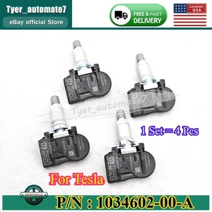4Pcs Tire Pressure Monitor TPMS Sensor 103460200A For Tesla Model 3 S X 433MHz - Picture 1 of 12