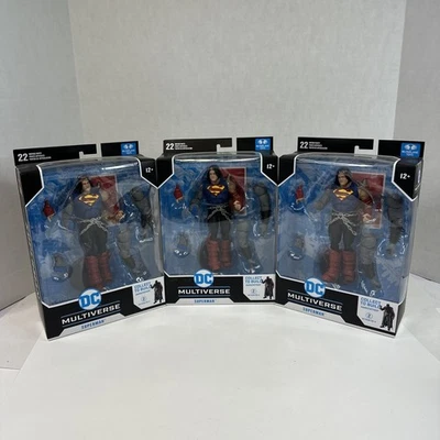 McFarlane DC Multiverse Death Metal Superman Dark Father Build-A-Figure Lote de 3 - Imagem 1 de 4