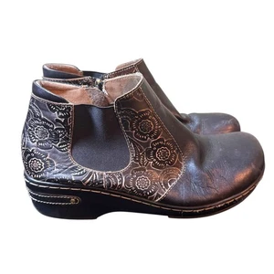 Stivali Chelsea L'Artiste By Spring Step 40 US 9 dipinti a mano Western Earthbank - Foto 1 di 7
