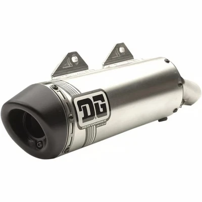 Silenciador Slip-On V2 De DG Performance De Aluminio Acero Inoxidable 073-6130 - Imagen 1 de 4